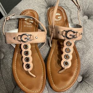 G by Guess pink flappy